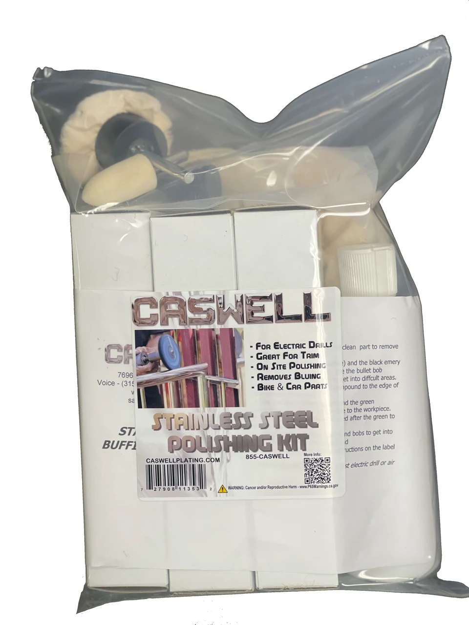 Stainless Steel Polishing Kit Caswell Inc