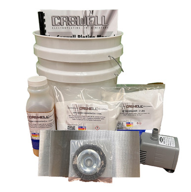 Copy Cad & Zinc Plating Kit - 1.5 Gal - Caswell Inc