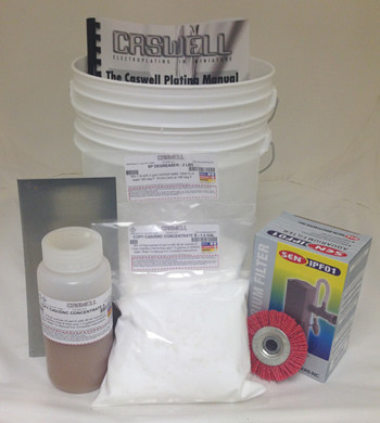 Copy Cad & Zinc Plating Kit - 15 Gal - Caswell Inc