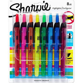 Yoobi 10ct Mini Highlighters - Multicolor, Multi-Colored