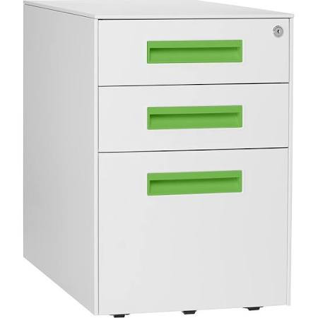 Stockpile Square Mobile File Cabinet (Bright Green)