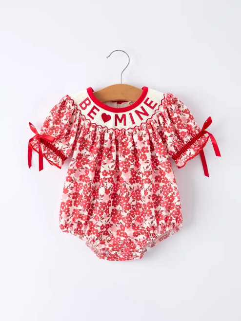 Be Mine Girl's Romper