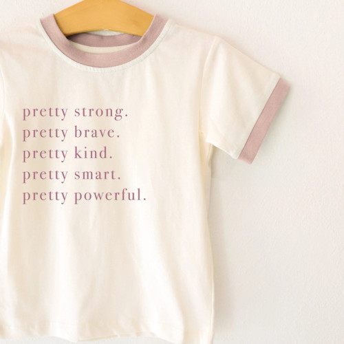 Pretty Brave Ringer Tee