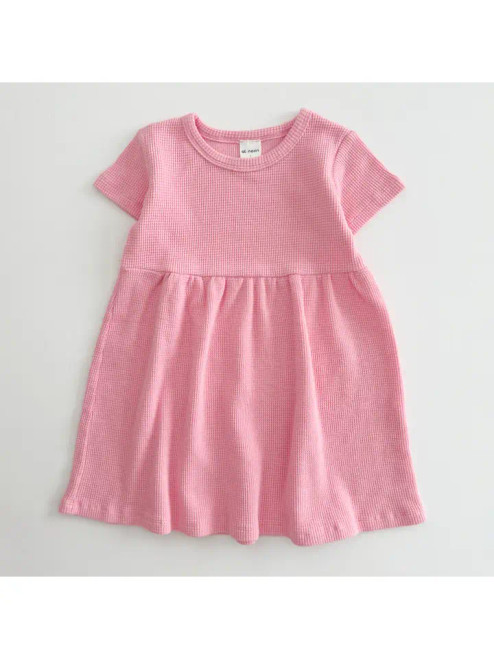 Pink Waffle Dress