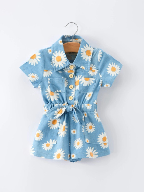 Denim Daisy Jumpsuit