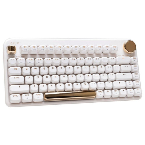 White and Gold Keyboard