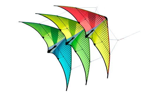 Neutrino Stacker Stunt Kite by Prism Kite Designs | Dr. Gravity's Kite Shop