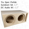 TRU SPEC Prefab Dual 6.5" Subwoofer Enclosure Sundown SA /  DC M3 