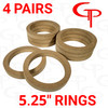 GP 5.25" Speaker Rings 4 Pairs 