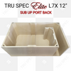 TRU SPEC Elite Prefab Dual Kicker Solo X 12" L7X Sub Up Port Back Subwoofer Enclosure 