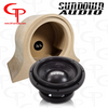 LOADED TRU SPEC Prefab Single 10" Sealed Subwoofer Enclosure Sundown SLD 10"