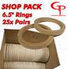 SHOP PACK GP 6.5" Speaker Rings  25 Pairs