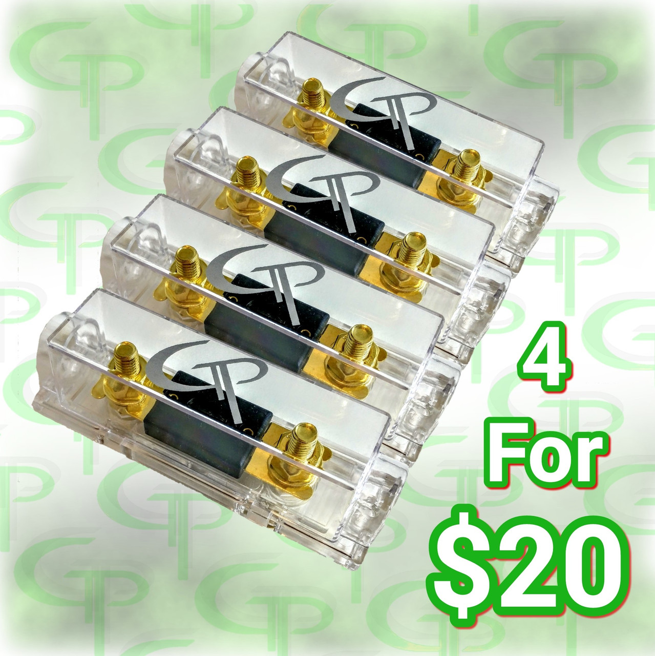 4 Fuse Blocks w/ Fuses 