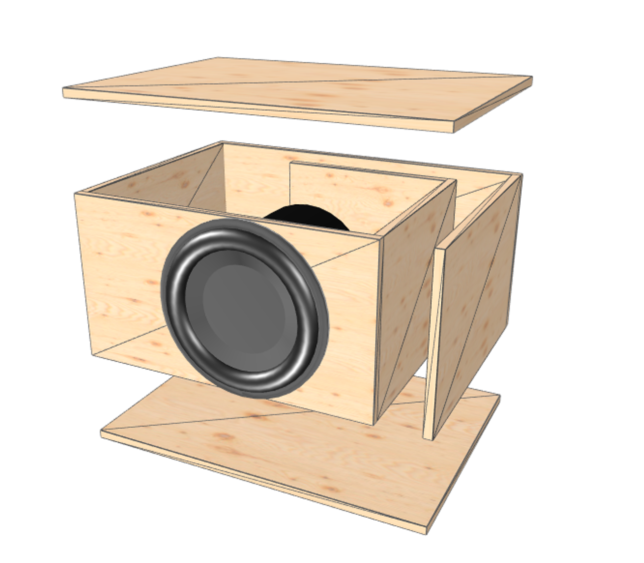 single 15 inch sub box