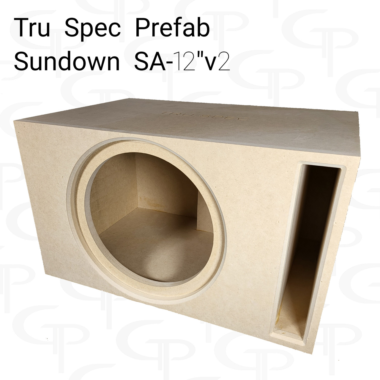 TRU SPEC Prefab Single 12" Subwoofer Enclosure Sundown SA 12v2 