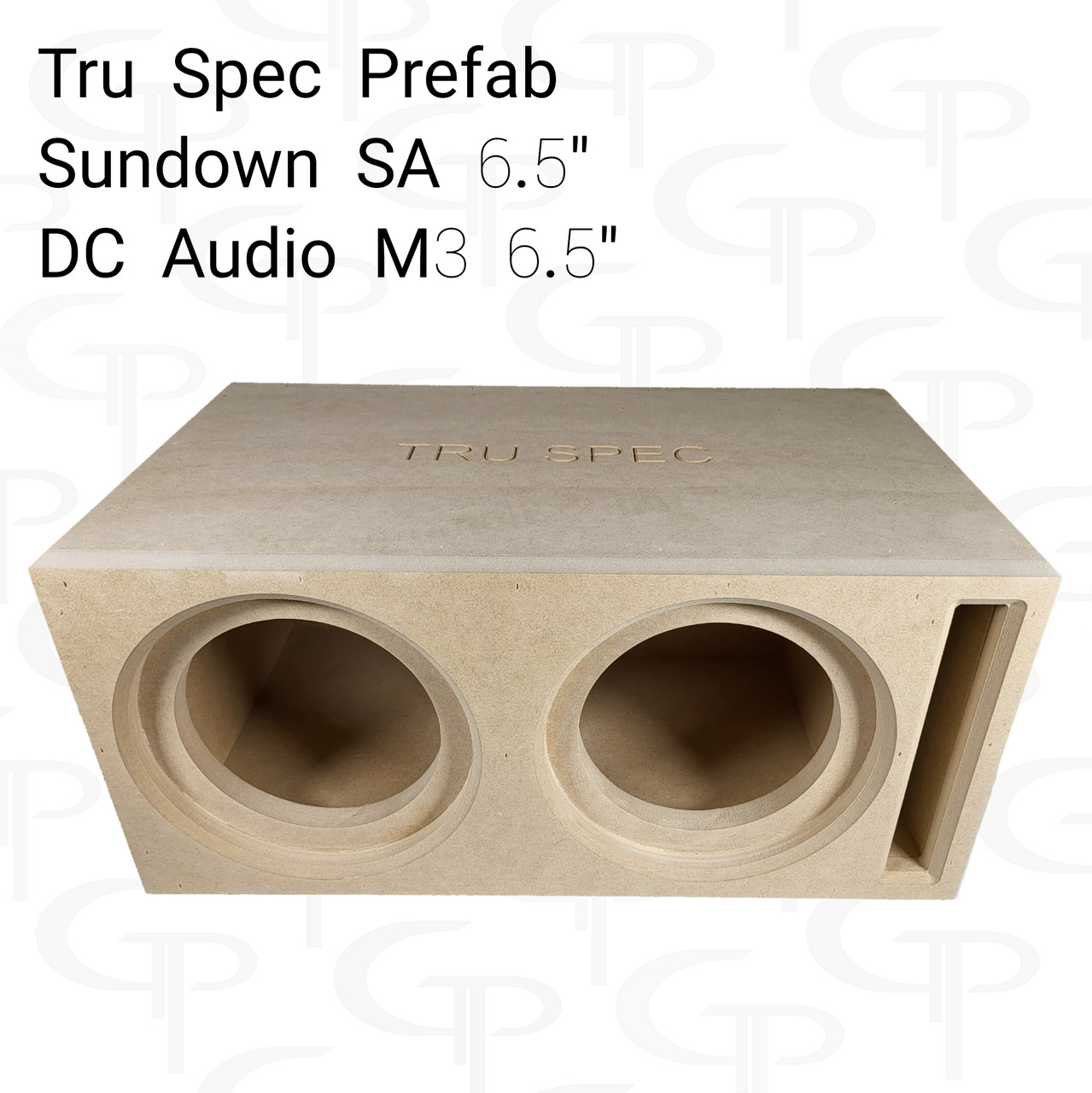 TRU SPEC Prefab Dual 6.5" Subwoofer Enclosure Sundown SA /  DC M3 