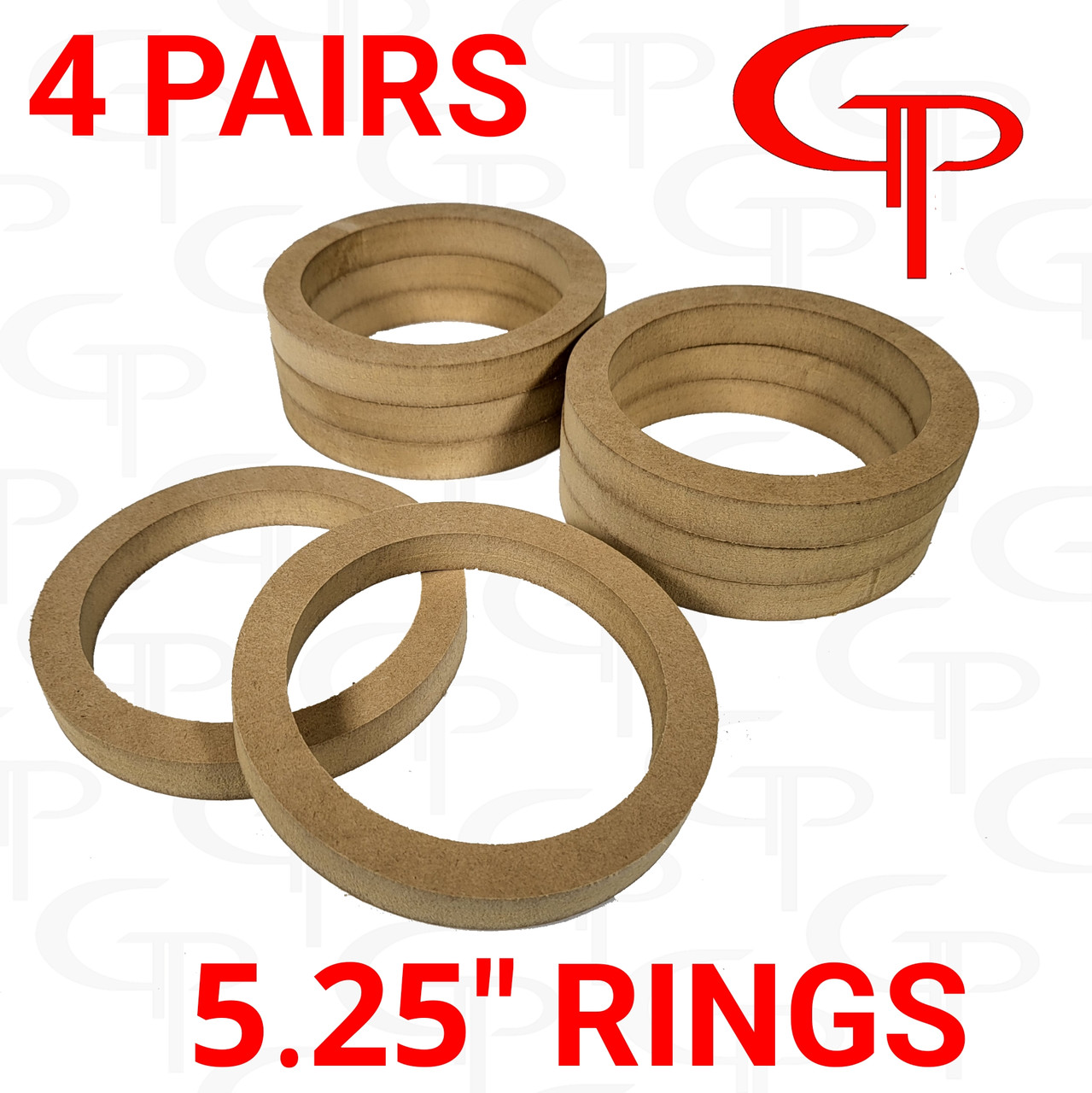 GP 5.25" Speaker Rings 4 Pairs 