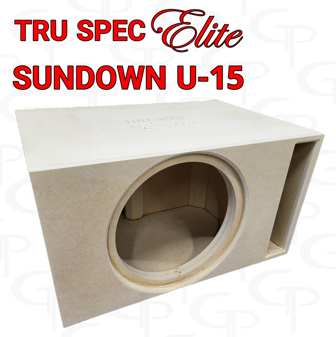 TRU SPEC Elite Prefab Single 15" Subwoofer Enclosure Sundown U 15" 