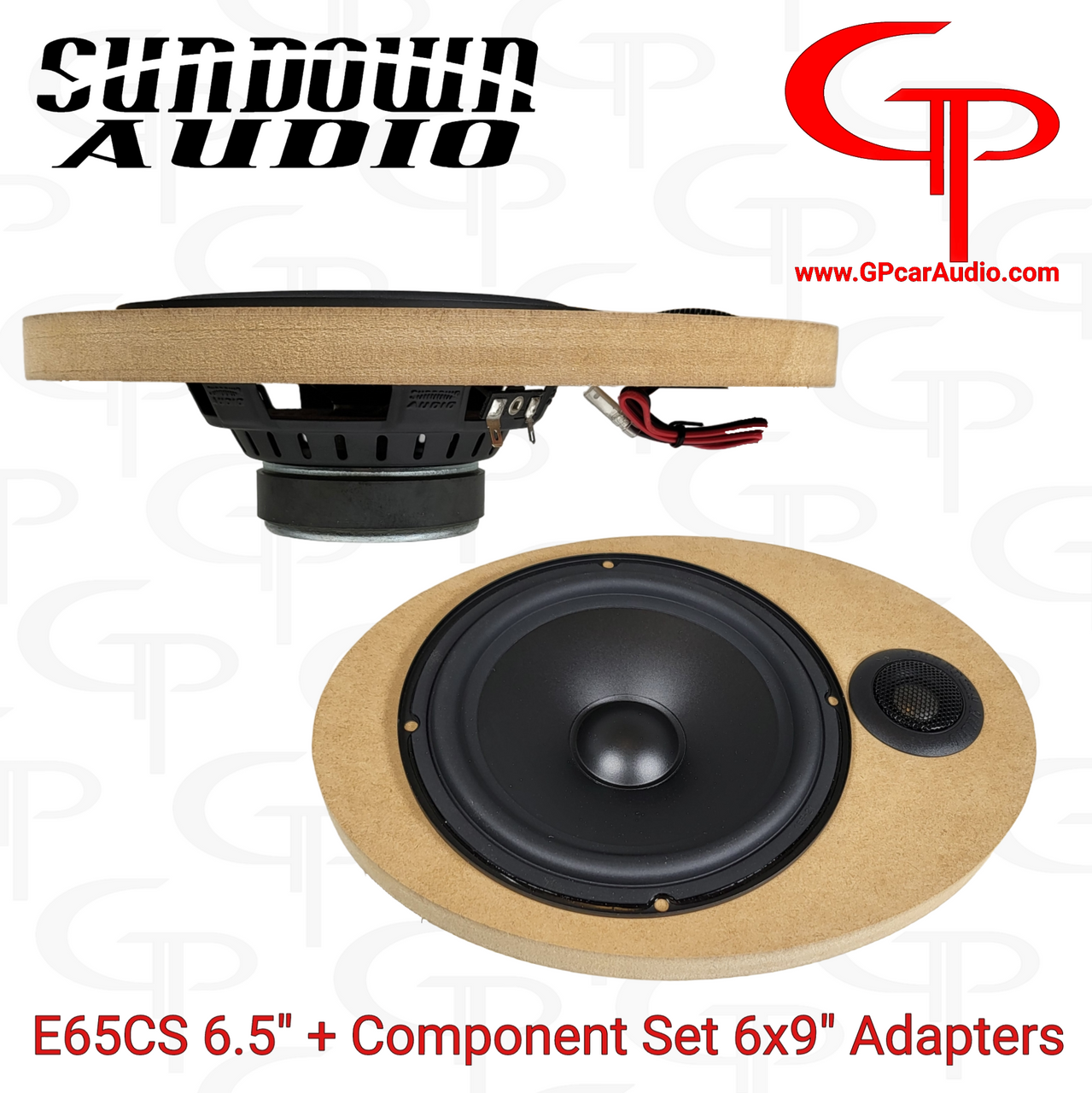 COMBO: E-6.5CS 6.5 Component Speaker Set + 6x9 Adapters (Pair)