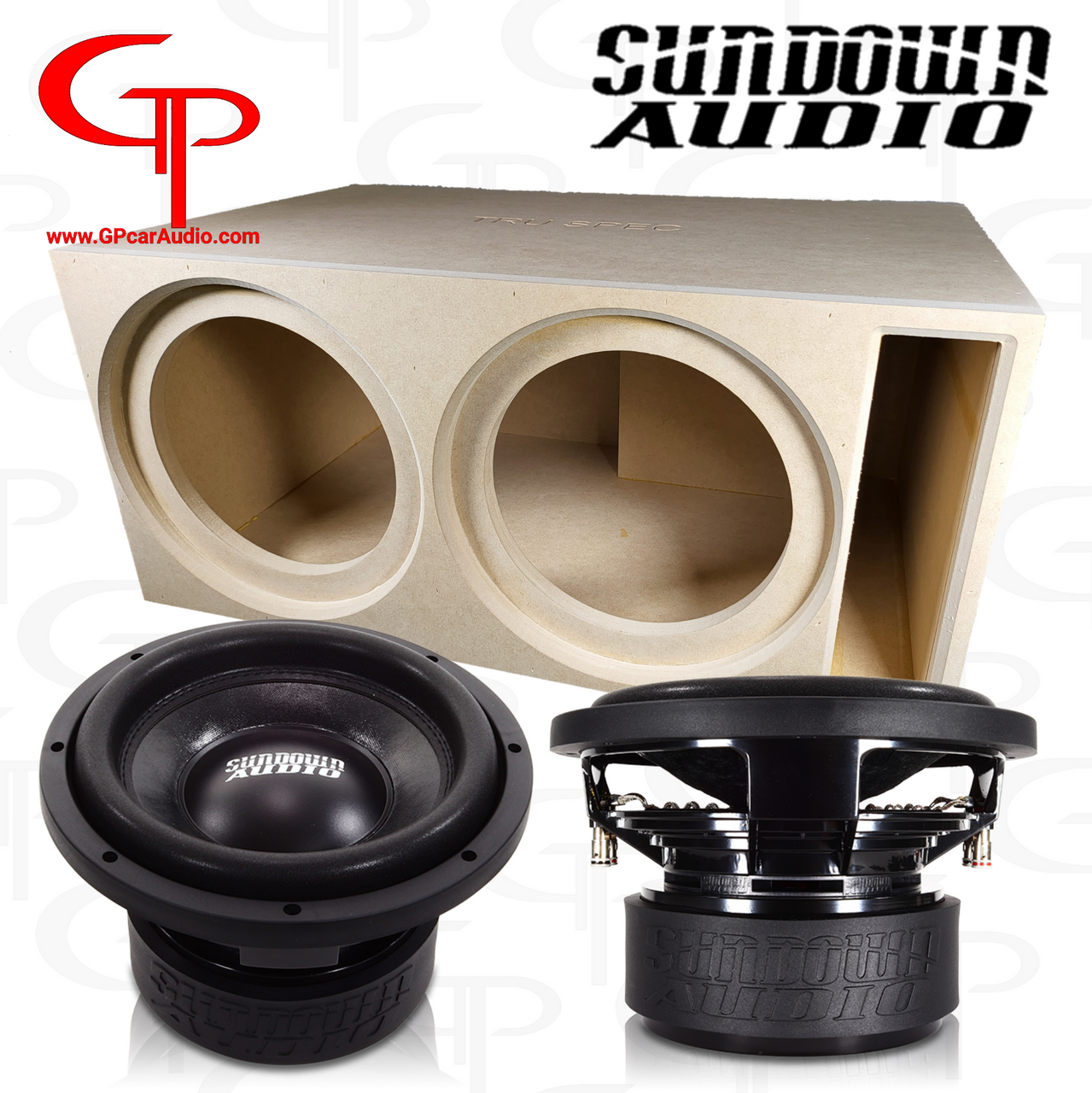 LOADED TRU SPEC Prefab 2x 10" Subwoofer Enclosure Sundown SA Classic 10"