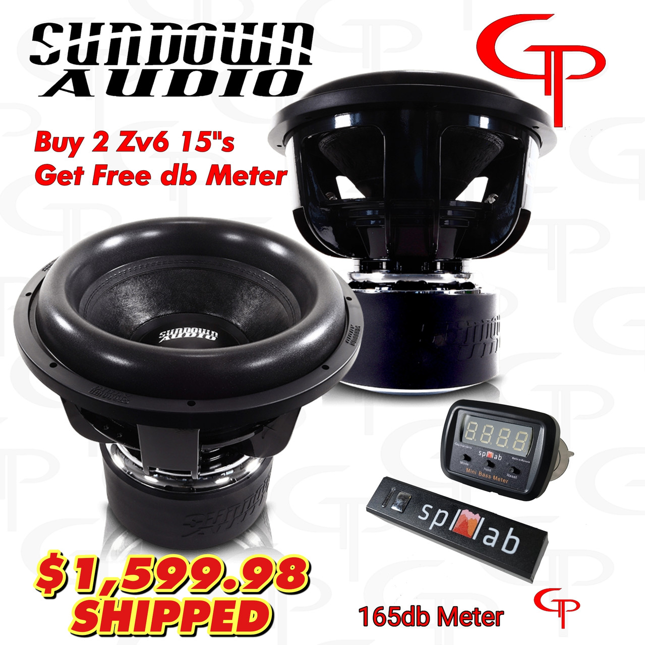 2x Sundown Audio Z v.6 15" v.3 D1/D2 + FREE db Meter 