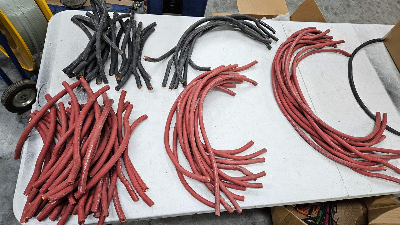 *BLEMISHED* RED Tru Spec 1/0 AWG 3 FT pieces