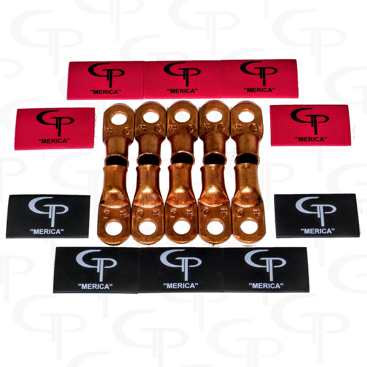 2/0 AWG COPPER LUGS & GP HEAT SHRINKS 