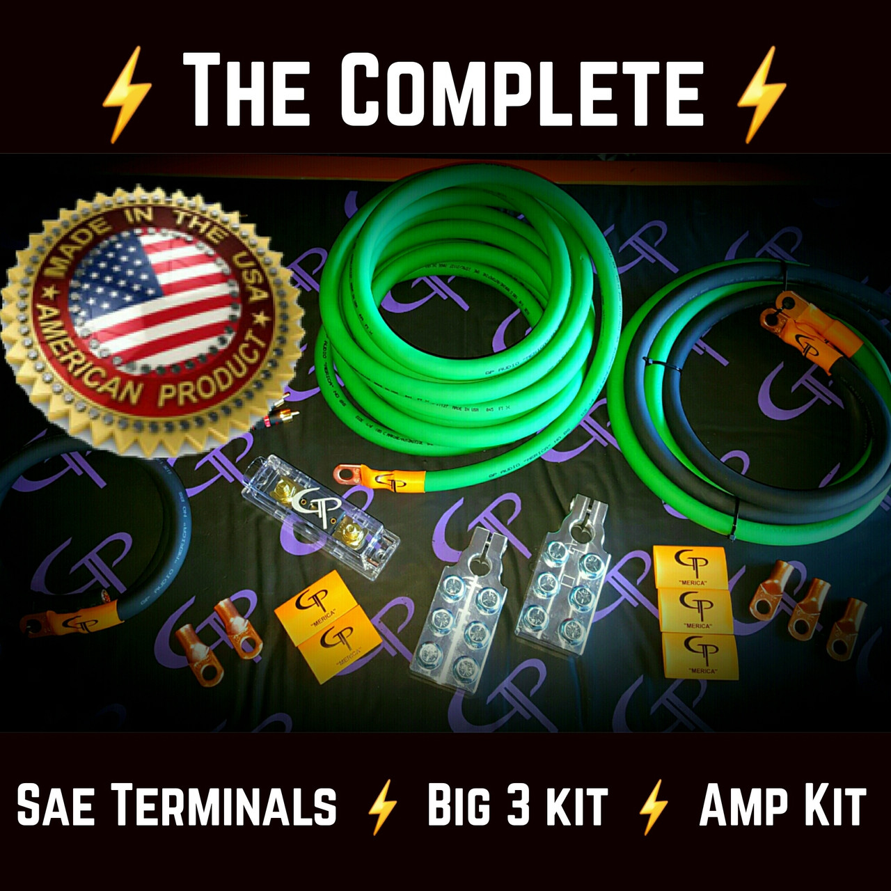 *The Complete: 2/0 AWG Stage 1 Wiring Kit 