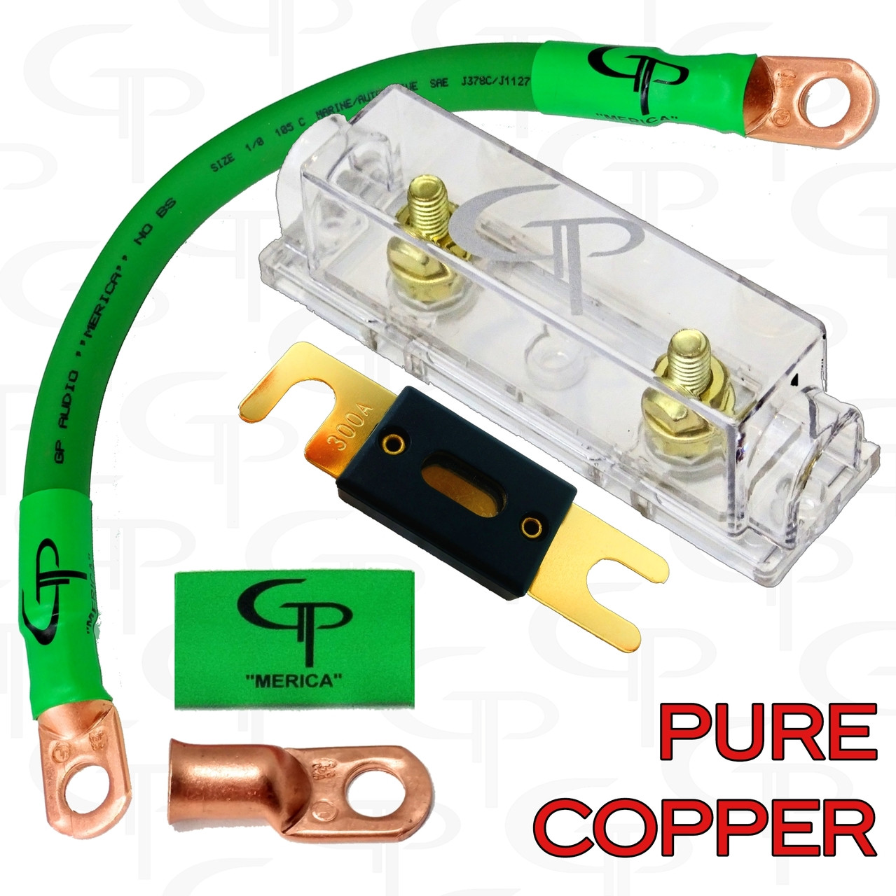 2/0 AWG GP INLINE ANL FUSE BLOCK INSTALL KIT