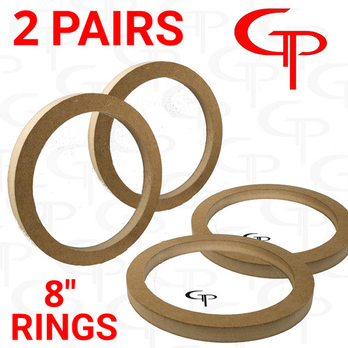 GP 8" Speaker Rings 2 Pairs