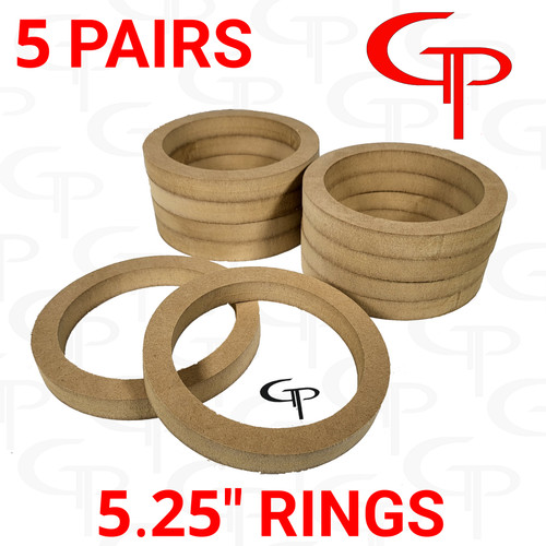 GP 5.25" Speaker Rings 5 Pairs 