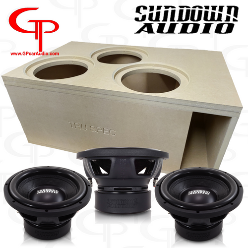 LOADED TRU SPEC Prefab Triple 10" Subwoofer Enclosure Sundown Ev.4 10"