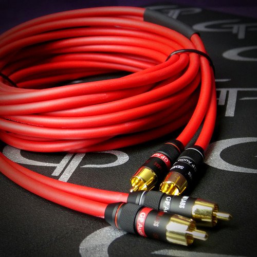 GP Audio DH LABS Ultra HiFi RCA's 6 feet Strapping 1 Channel Cable 