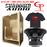 COMBO DEAL: Sundown Audio Uv2 15" Subwoofer D2/ D4 + Tru Spec Elite Box