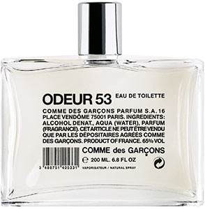 Odeur 53 Eau de Toilette Spray 200ml by Comme des Garcons. Odeur 53 Eau de Toilette Spray 200ml by Comme des Garcons.