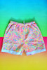 VINTAGE 90S SWIM TRUNK BORDER SHORTS