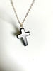 BLACK CROSS NECKLACE