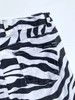 VINTAGE 90S GUESS HIGH WAISTED ZEBRA PRINT PANTS