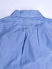 VINTAGE 90'S RALPH LAUREN  POLO BUTTON UP (SEERSUCKER | BABY BLUE STRIPED) - L