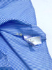 VINTAGE 90'S RALPH LAUREN  POLO BUTTON UP (SEERSUCKER | BABY BLUE STRIPED) - L