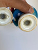 VINTAGE GROOVY MUSHROOM SALT AND PEPPER SHAKER SET