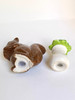 VINTAGE SQUIRREL & FLOWER SALT AND PEPPER SHAKER