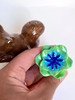 VINTAGE SQUIRREL & FLOWER SALT AND PEPPER SHAKER