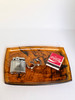 VINTAGE TORTOISE SHELL OPAGUE MARBLE CATCH ALL | TRAY