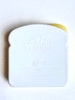 VINTAGE 2010 WONDER BREAD SANDWICH STORAGE CONTAINER (YELLOW LID)