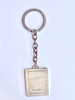 VINTAGE 90S NINE WEST LOGO CHROME KEYCHAIN