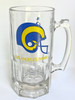 VINTAGE 1990 COLLECTORS EDITION SLIM JIM X LOS ANGELOS RAMS XL FOUNTAIN BEER MUG