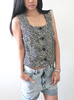 VINTAGE 90S CHEETAH PRINT FLOCK VEST