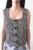VINTAGE 90S CHEETAH PRINT FLOCK VEST