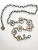 VINTAGE 90S ROSE CHAIN BELT